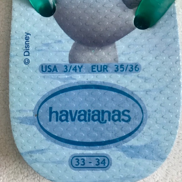 New Havaianas  Disney Frozen Flip Flops, NWOT - Picture 6 of 7
